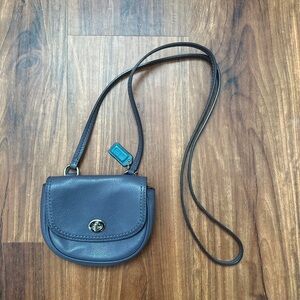 purple coach mini crossbody purse